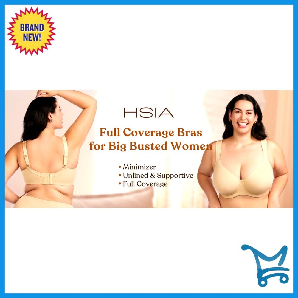 Minimizer Bra Full Coverage Unlined Underwire Sea… - image 7